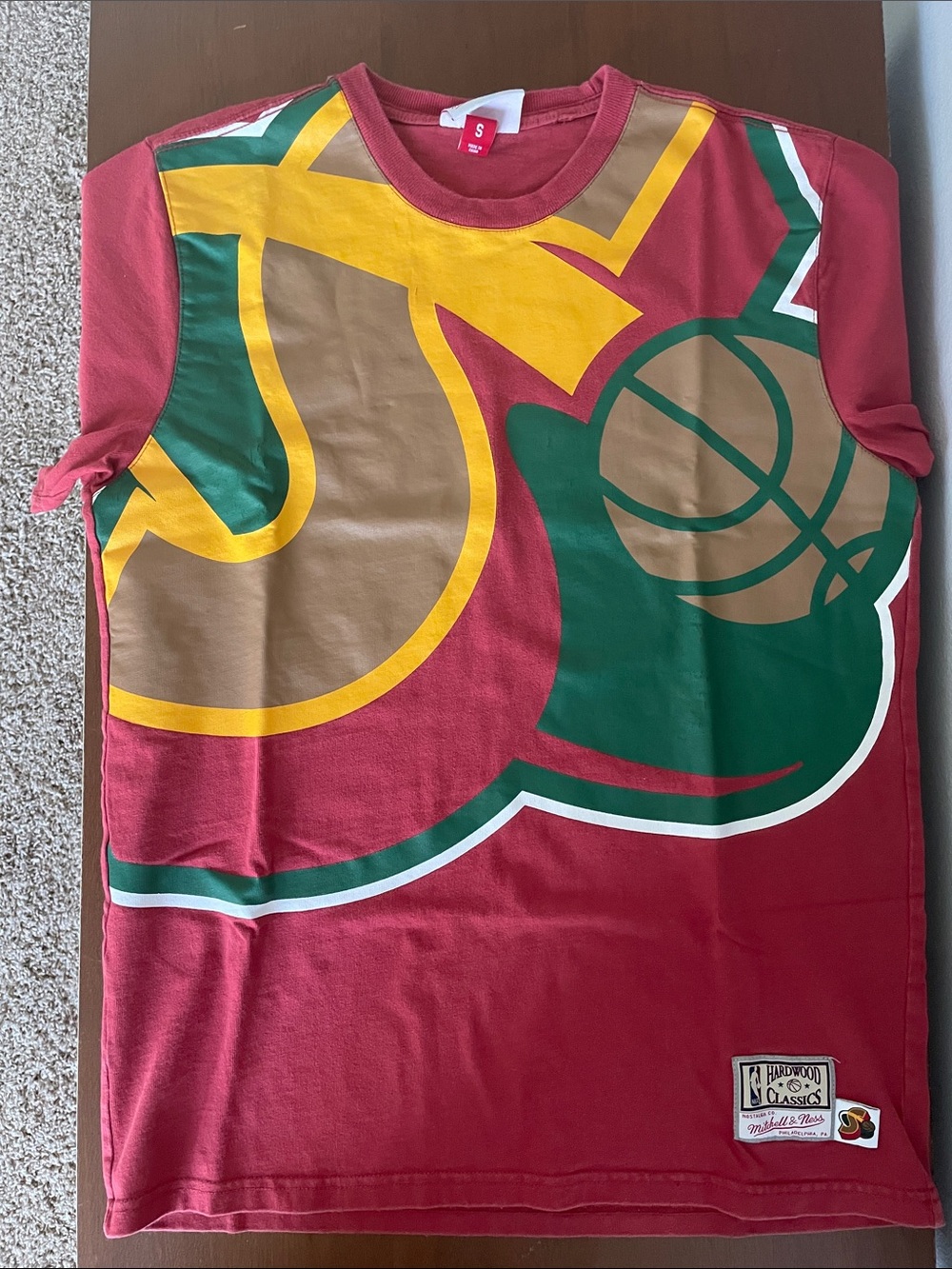 Mitchell & Ness Red Seattle SuperSonics Tee